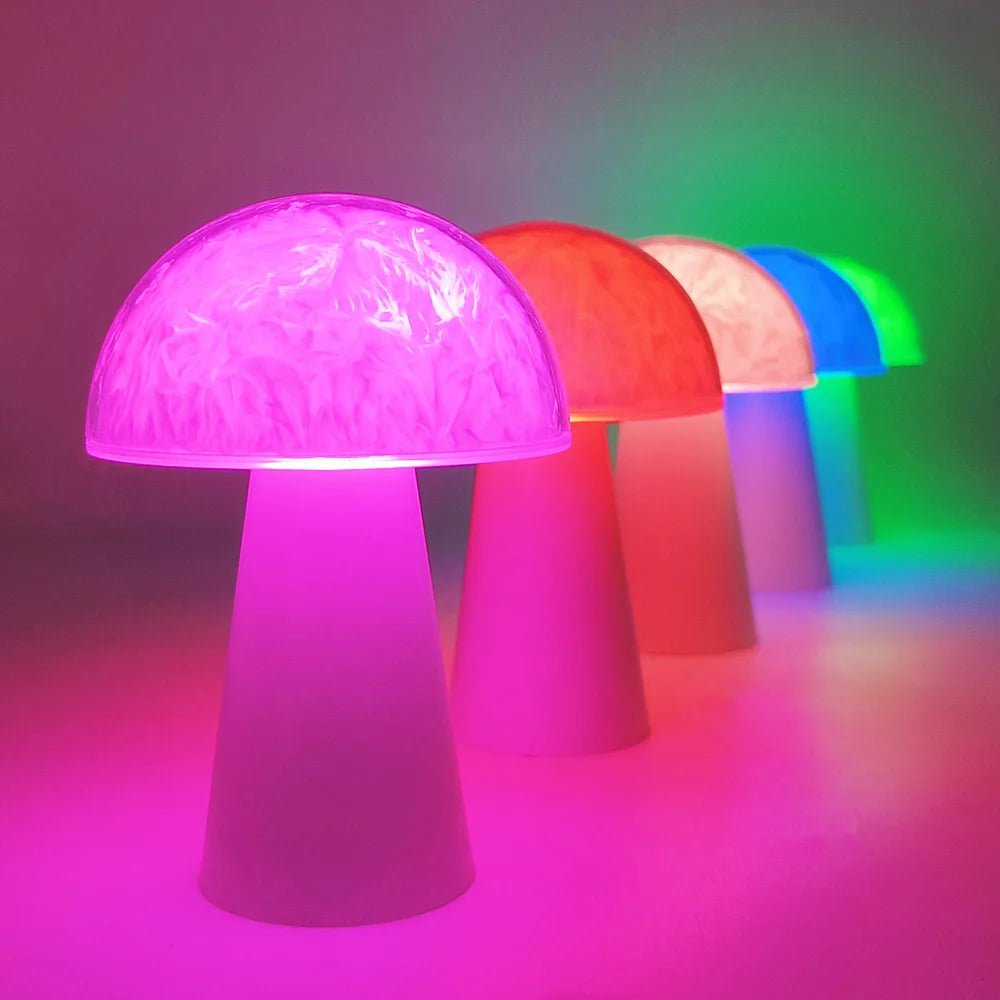 Colour Changing LED Mushroom Lamp - The House Of BLOC