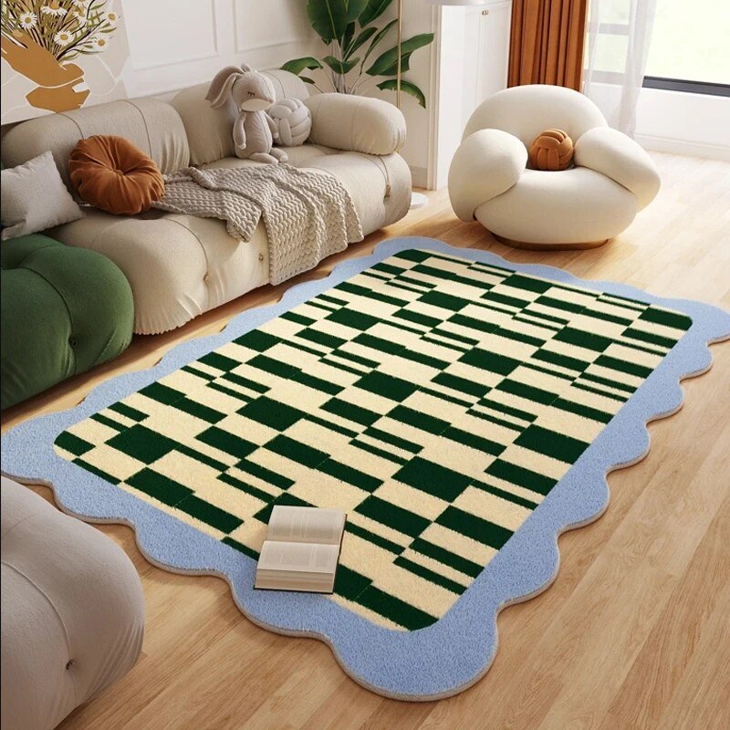 Geometric Pastel Coloured Living Room Rug - The House Of BLOC