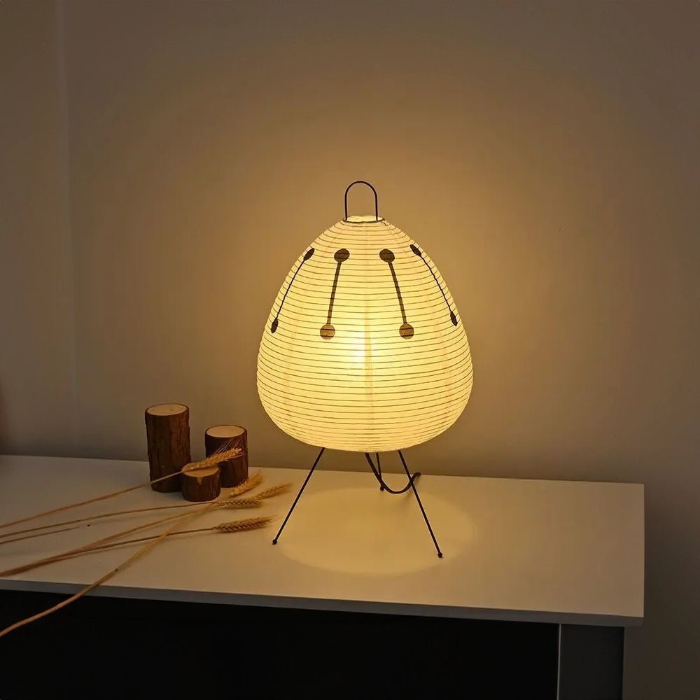 Japanese Inspired Tripod Lantern Lamp - The House Of BLOC
