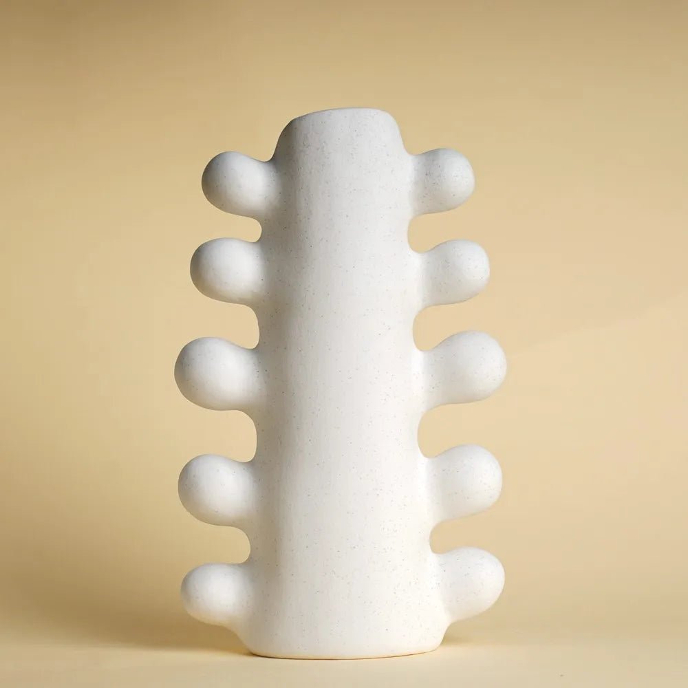 Minimalist Unglazed Ceramic Vase - The House Of BLOC